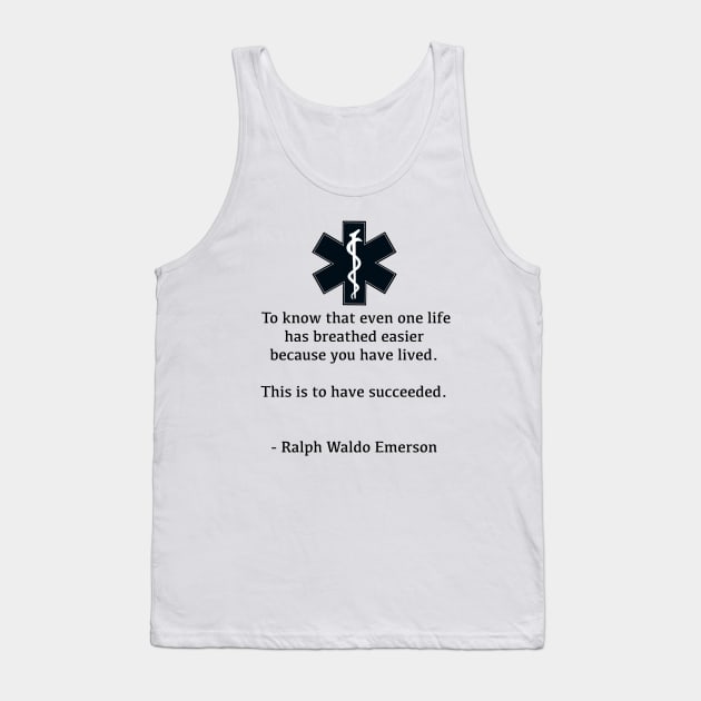 Saving Lives Tank Top by Medic Zone